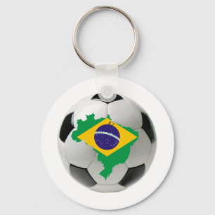 Brasiliens nationella lag nyckelring