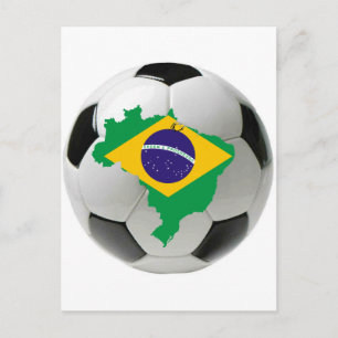 Brasiliens nationella lag vykort