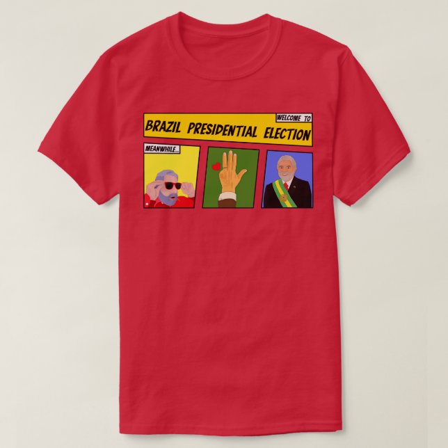 Brasiliens presidentval t shirt (Design framsida)
