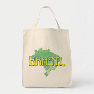 Brasiliens Tote Bag Tygkasse