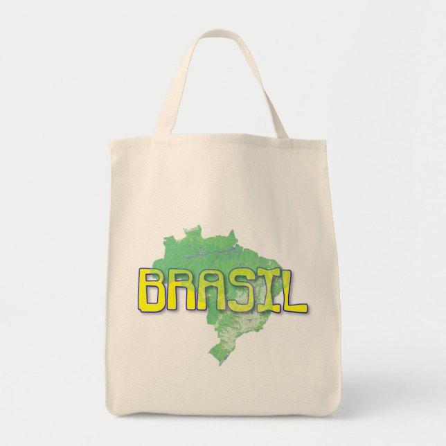 Brasiliens Tote Bag Tygkasse (Framsidan)