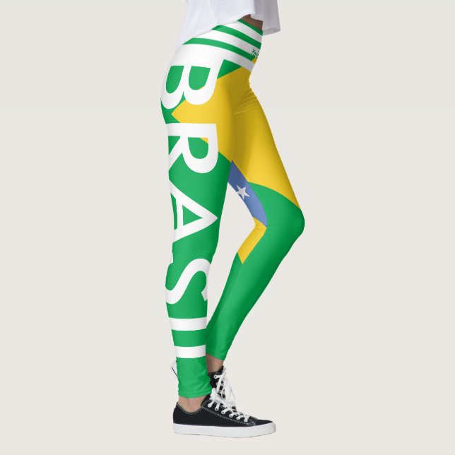 BRASILISKA FLAGGA MED ACD LEGGINGS (Höger)
