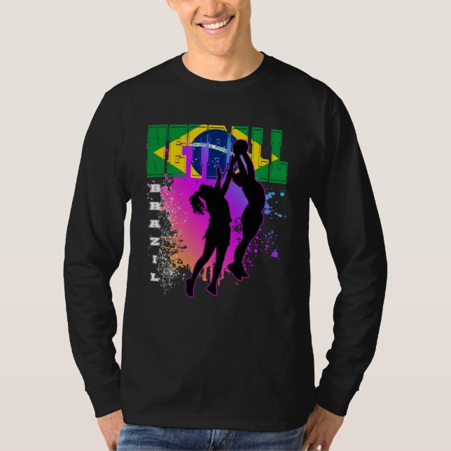 Brasiljenätboll T Shirt (Framsida)