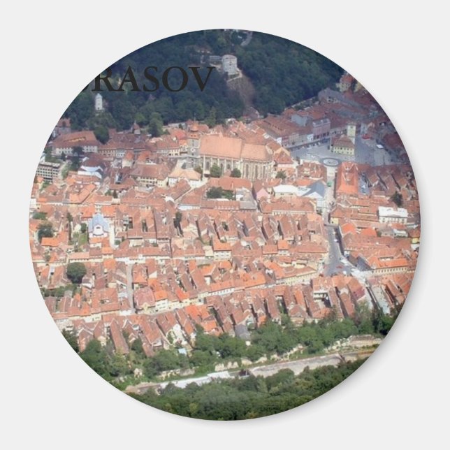 Brasov-flyg Magnet (Framsidan)