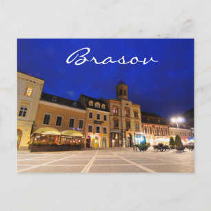 Brasov i Transsylvanien, Rumänien Vykort
