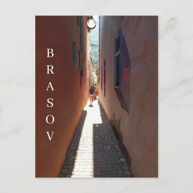 Brasov Repgatan vykort (Framsida)