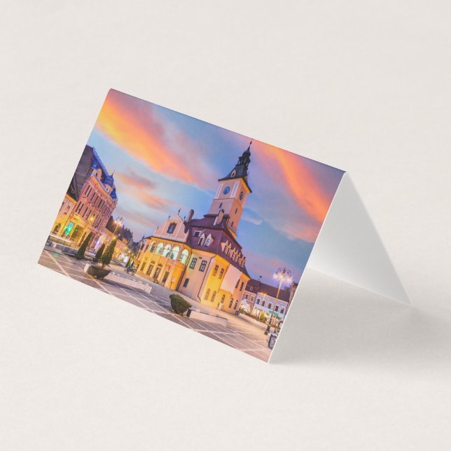 Brașov Rumänien Kort (Framsida)