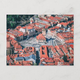 Brasov, Rumänien stadsbild, Vykort