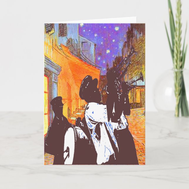 Brass Band, nattkafé Kort (Framsida)