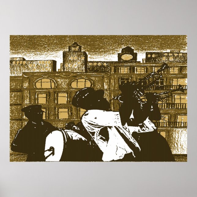 Brass Band, New Orleans Poster (Framsidan)