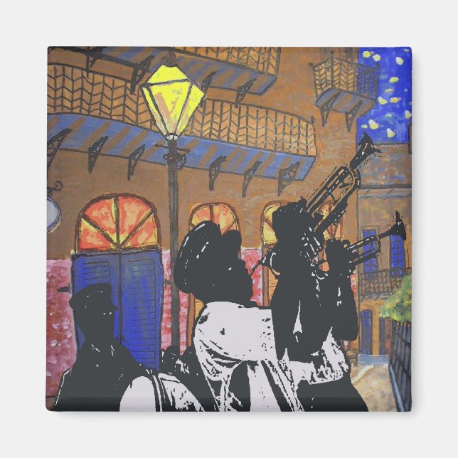 Brass Band vid Pirater Alley Magnet (Framsidan)