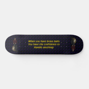 Brass Bollar Mini Skateboard Bräda 18,5 Cm