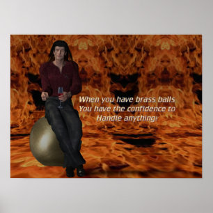 Brass Bollar Poster