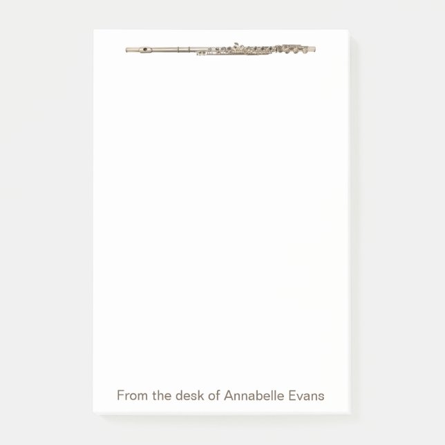 Brass Flute Post-it Block (Framsida)