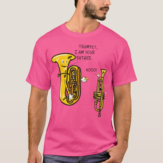 Brass Horn Marching Band - Euphonium - Funny Brass T Shirt (Framsida)