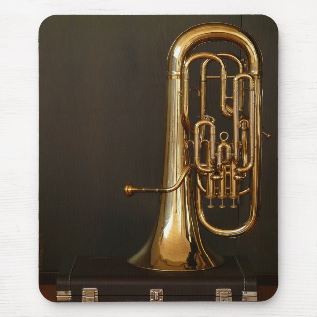 Brass Horn Mousepad Musmatta (Framsidan)