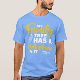 Brass Instrument Mellophonist Marching Band family T Shirt