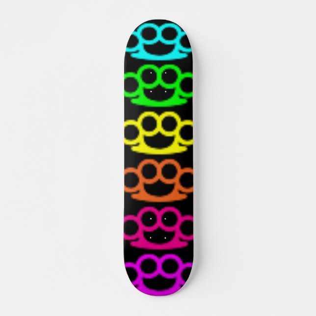 Brass Knuckles Board Old School Skateboard Bräda 21,6 Cm (Framsida)