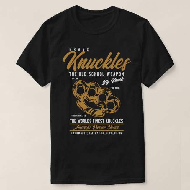 Brass Knuckles T Shirt (Design framsida)