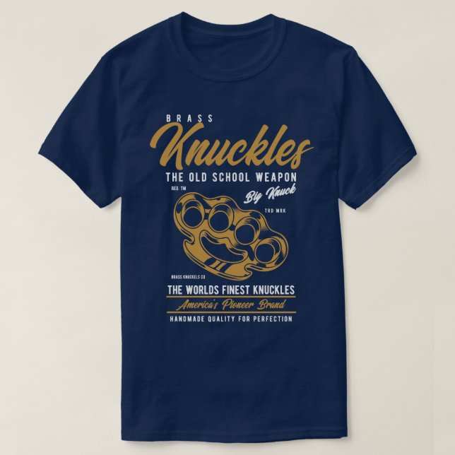 Brass Knuckles T Shirt (Design framsida)