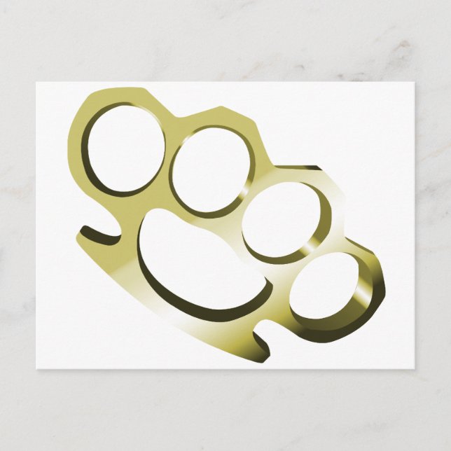 Brass Knuckles Vykort (Framsida)