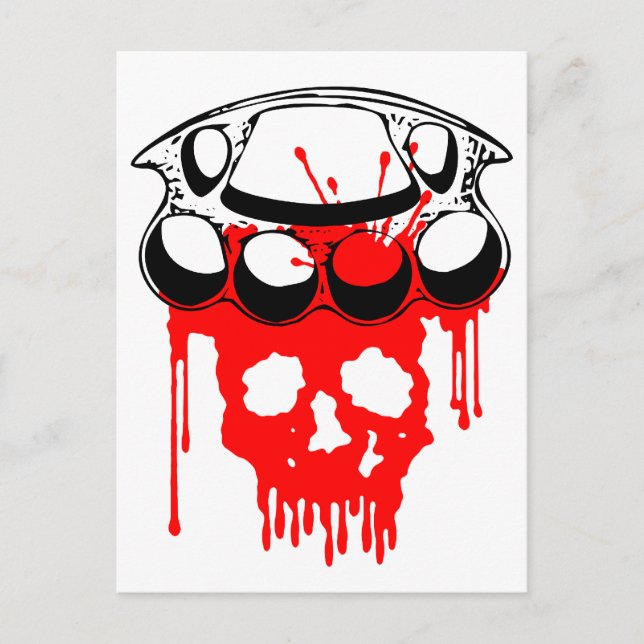 Brass Knuckles Vykort (Framsida)