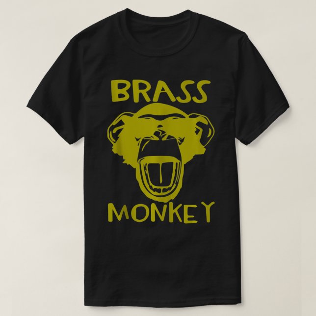 Brass Monkey  Funky Monkey  T Shirt (Design framsida)