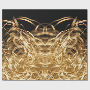 Brass Swarf Wrapping Papper Presentpapper
