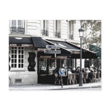 BRASSERIE GATUAFFÄR KAFFESALONG POSTCROSSING