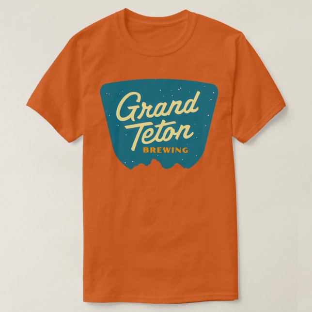 Brasserie Grand Teton Classique T Shirt (Design framsida)