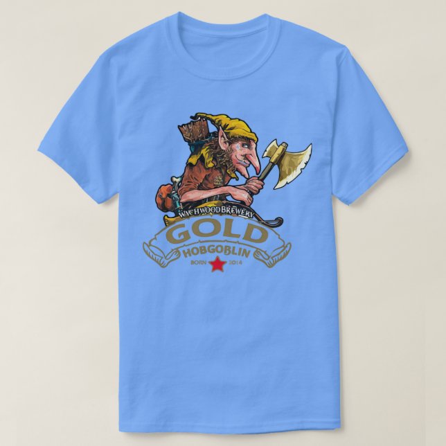 Brasserie Hobgoblin Guld Classique T Shirt (Design framsida)
