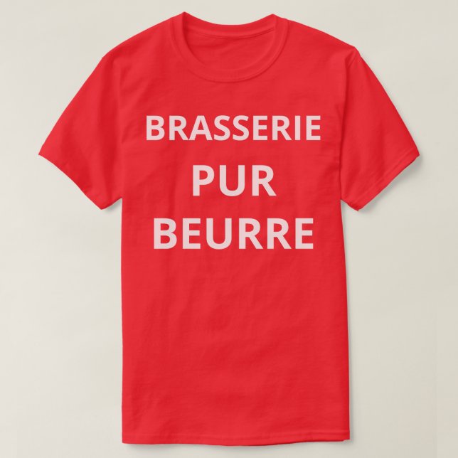 brasserie pur beurre t shirt (Design framsida)