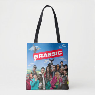 Brassic Allt-over-Print Tote, Skulder Tote Bag Tygkasse