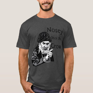 Brassic Farmer Jim Rant NOSEY SKOTT KRÅKAN Komedi T Shirt
