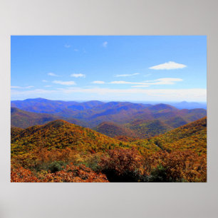 Brasstown Bald, Georgien Poster