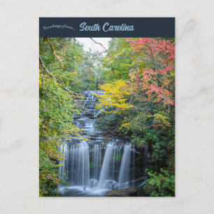Brasstown Falls Westminster South Carolina Vykort