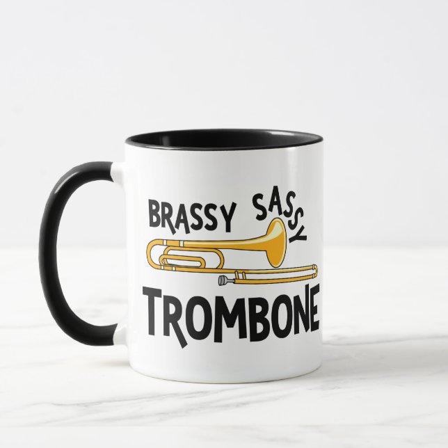 Brassy Sassy Trombone Mugg (Vänster)