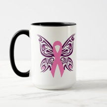 Brast Cancer Awareness Butterfly