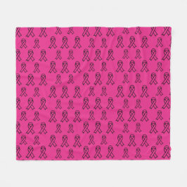 Brast Cancer Awareness Fleece Blanket