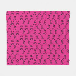 Brast Cancer Awareness Fleece Blanket
