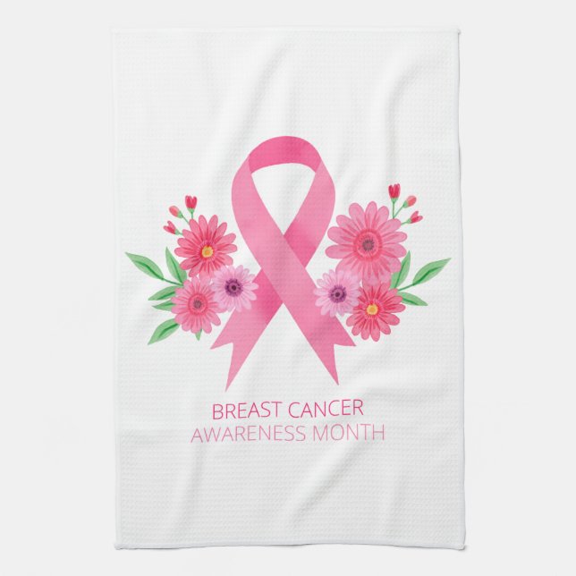 Brast Cancer Awareness Kitchen Towel Kökshandduk (Vertikal)