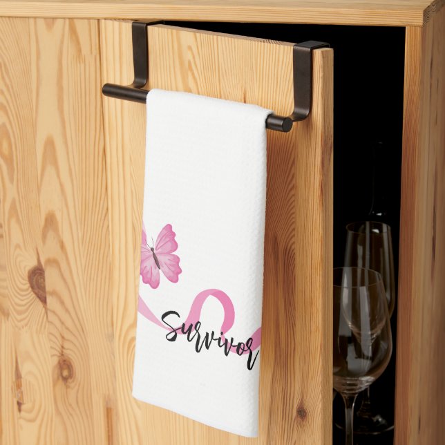 Brast Cancer Awareness Kitchen Towel Kökshandduk (Thirds Fold)