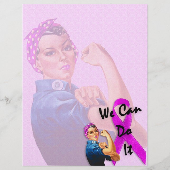 Brast Cancer Awareness Month, Rosie the Riveter (Framsida)