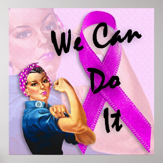 Brast Cancer Awareness Month, Rosie the Riveter Poster (Framsidan)