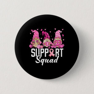 Brast Cancer Awareness Warrior Support Squad Gnom Knapp