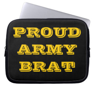 Brat för laptop sleeve Proud Army
