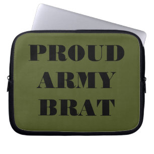 Brat för laptop sleeve Proud Army