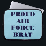 Brat för laptop sleeve Proud Luft Force<br><div class="desc">Brat för laptop sleeve Proud Luft Force</div>
