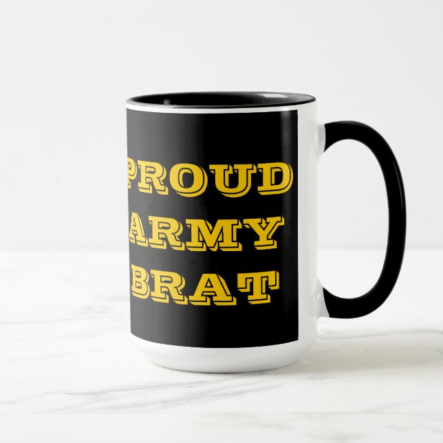 Brat för mugg Proud Army (Höger)
