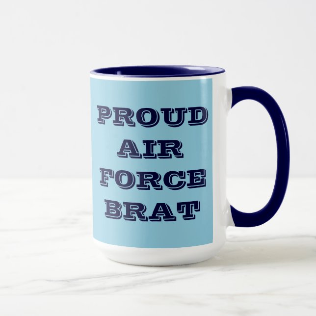 Brat för mugg Proud Luft Force (Höger)